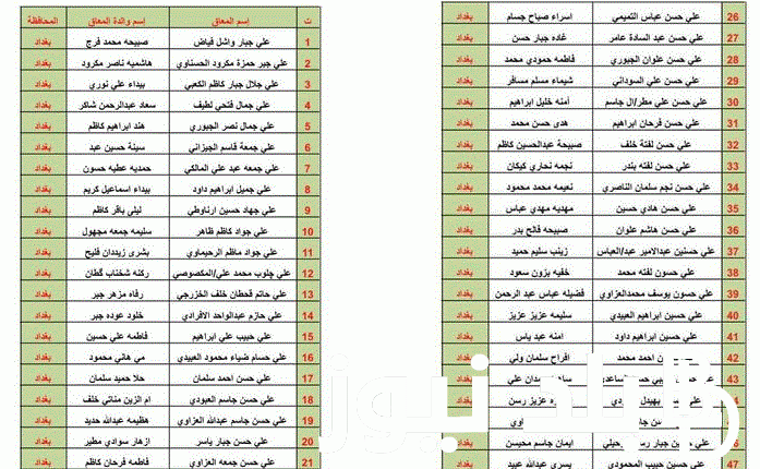 molsa.gov.iq الان كل كشوفات اسماء المشمولين فى الرعاية الاجتماعية بالعراق 2023 الوجبة 9 من موقع وزارة العمل العراقية