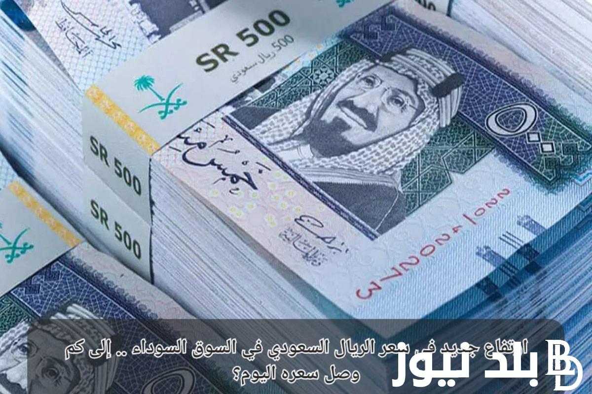 وصل كام؟ سعر الريال السعودي مقابل الجنيه المصري في السوق السوداء اليوم الجمعه 12 يناير امام الجنيه المصري