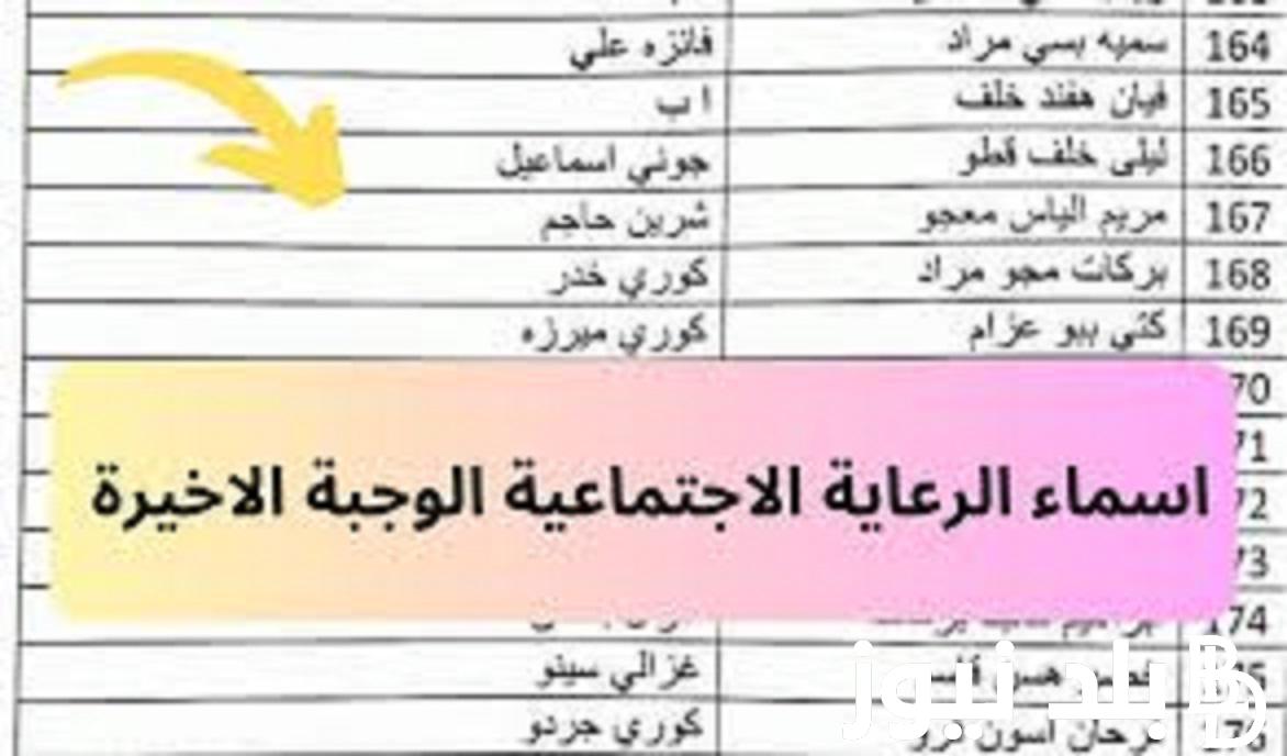 “كافة الاسماء” اسماء الرعاية الاجتماعية الوجبة الاخيره لشهر يناير 2024 عبر منصة مظلتي spa.gov.iq