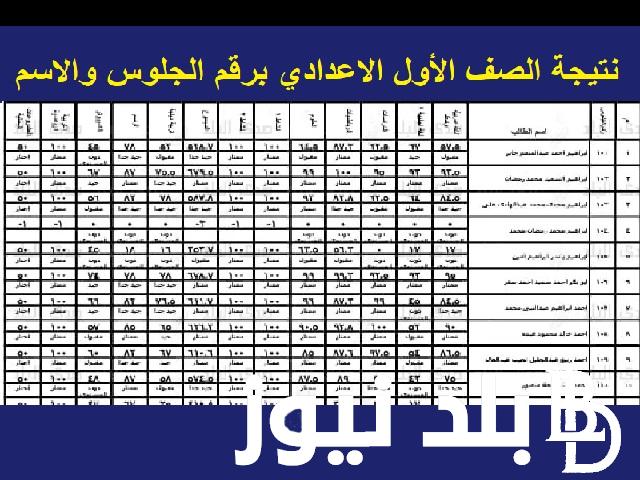 شغال eduserv.cairo.gov.eg لينك استخراج نتيجة الصف الأول والثاني الاعدادي برقم الجلوس والاسم ترم الاول علي بوابة موقع بوابة التعليم الأساسي