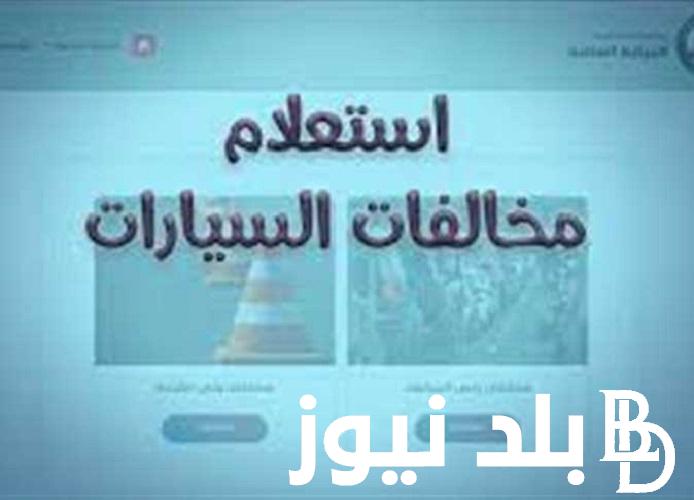 رابط الاستعلام عن مخالفات المرور مجانًا برقم اللوحة 2024 عبر موقع النيابة العامة ppo.gov.eg