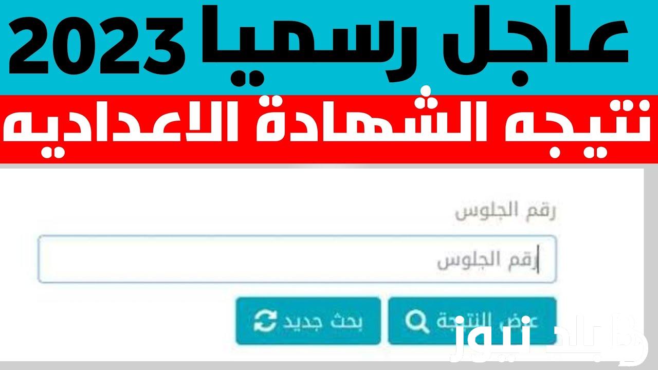 استعلم الآن.. رابط نتيجه الصف الثالث الاعدادي 2024 بالإسم ورقم الجلوس كل المحافظات عبر موقع نتيجة نت