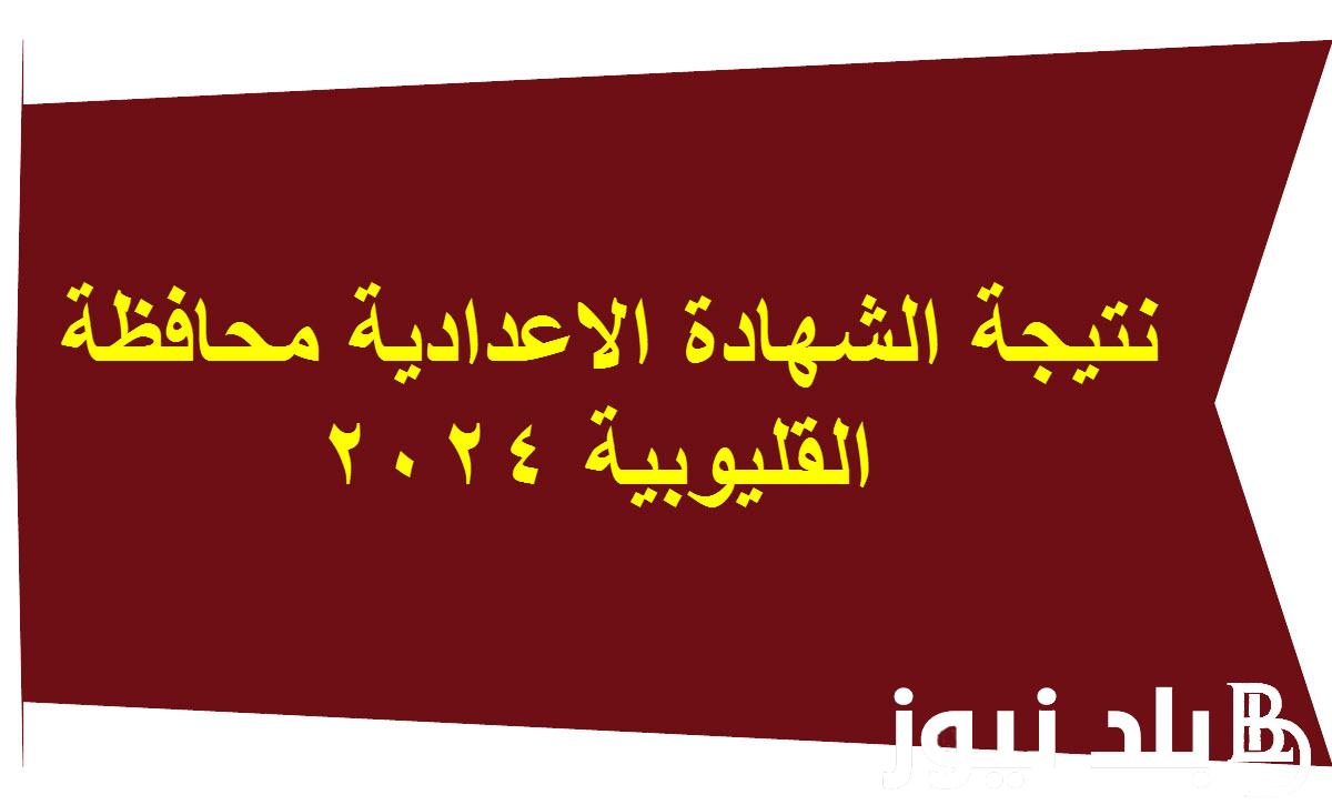 “مــۤہبــۤہرًّوًّكــۤہ”نتيجة الشهادة الإعدادية محافظة القليوبية بالاسم 2024 عبر موقع نتيجة نت natiga-4dk.net