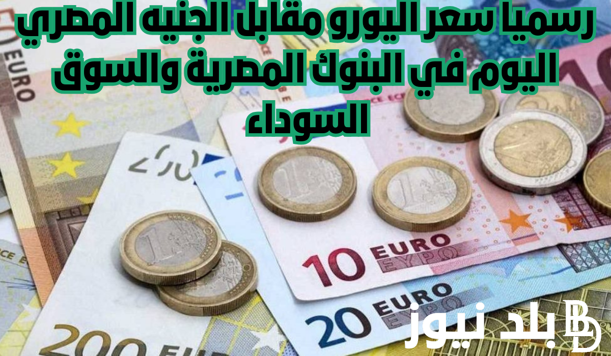 اليورو يترنح في السوق.. سعر اليورو في السوق السوداء اليوم الاحد 17 مارس 2024 وجميع البنوك