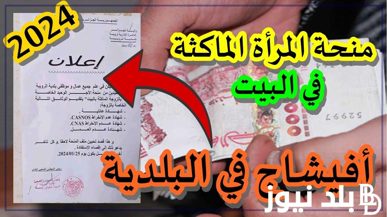 كيفاش التسجيل في منحة المراة الماكثة في البيت 2024 في الجزائر وأهم الشروط اللازمة عبر minha.anem.dz