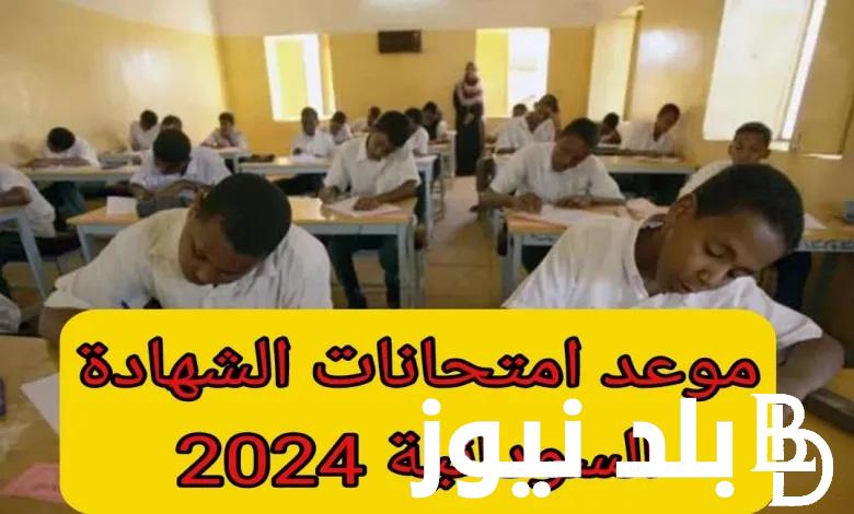 آخر التصريحات .. موعد امتحانات الشهادة السودانية 2024 وجدول امتحانات الشهادة السودانية معتمد من وزارة التربية والتعليم بالسودان