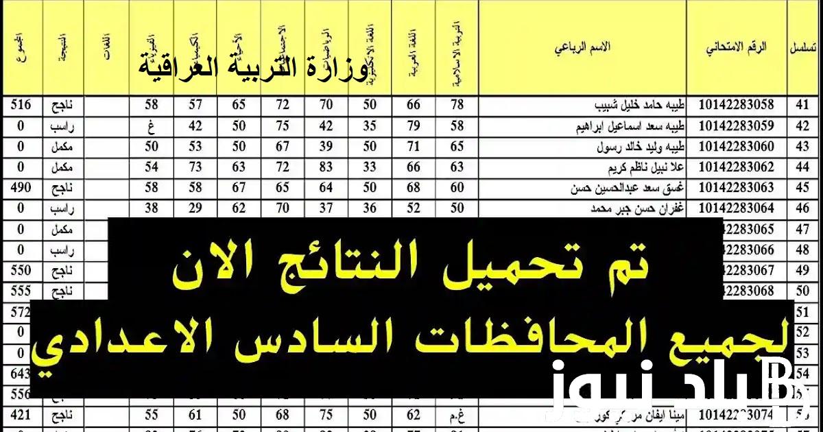 الآن رابط نتائج السادس اعدادي 2024 بدولة العراق عبر epedu.gov.iq