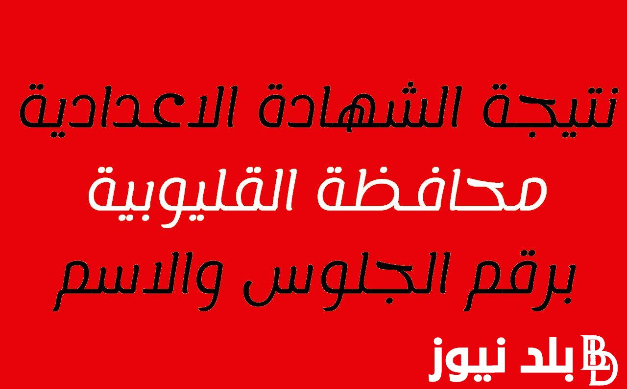 “نتيجتك ظهرت الان” نتيجة ثالثة اعدادي بالاسم ورقم الجلوس القليوبية والمنوفية 2024 بجميع المدارس عبر موقع نتيجة نت natiga-4dk.net