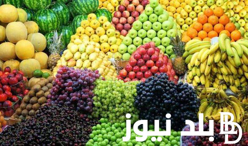 اسعار الفاكهة اليوم فى مصر الاحد الموافق 18 اغسطس 2024 وفقا لأسعار سوق العبور والأسواق المحلية