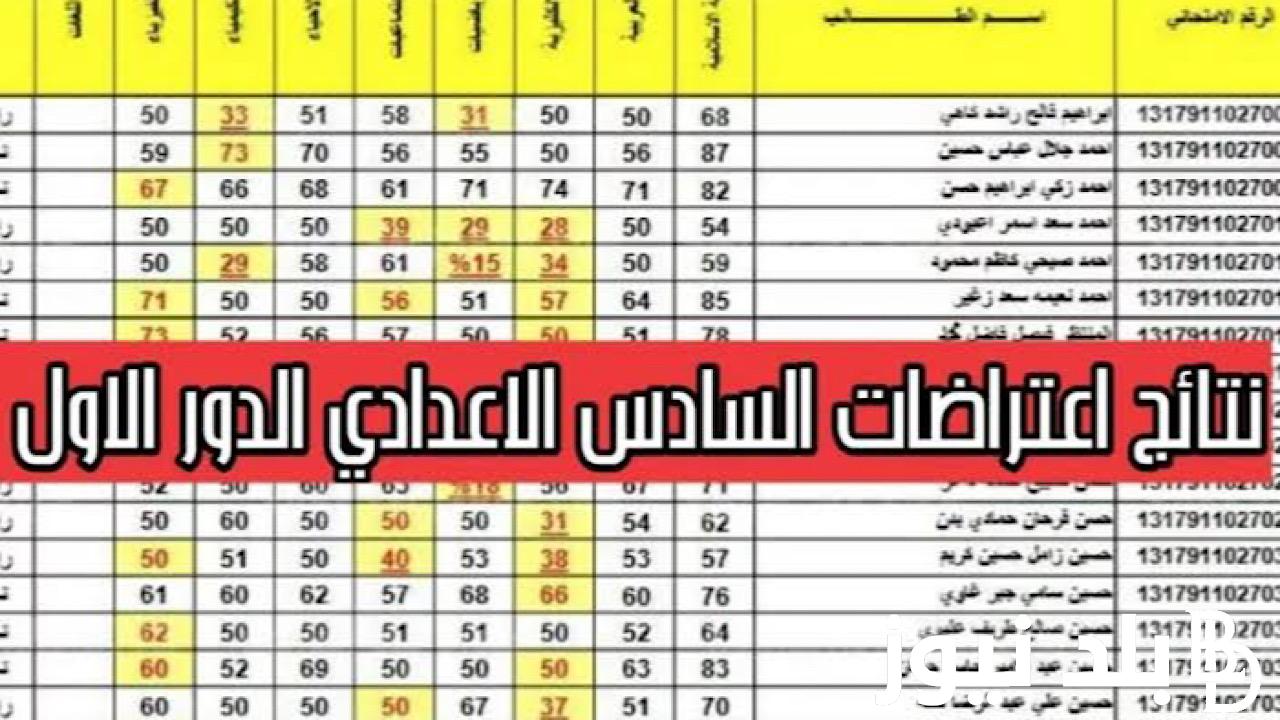 الأستعلام عن اعتراضات السادس الاعدادي 2024 عبر زيارة الموقع الرسمي لنتائجنا results.mlazemna.com